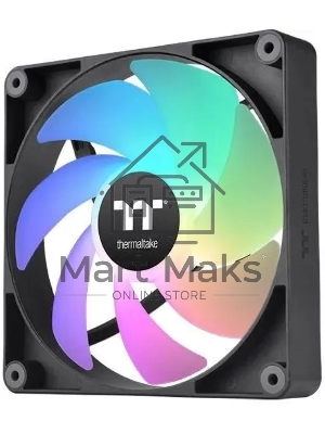 Вентилятор для корпуса Thermaltake CT120 Sync ARGb 120х120x25 черный 4-pin 25.8дБ (упак.:2шт) (CL-F149-PL12SW-A) Ret
