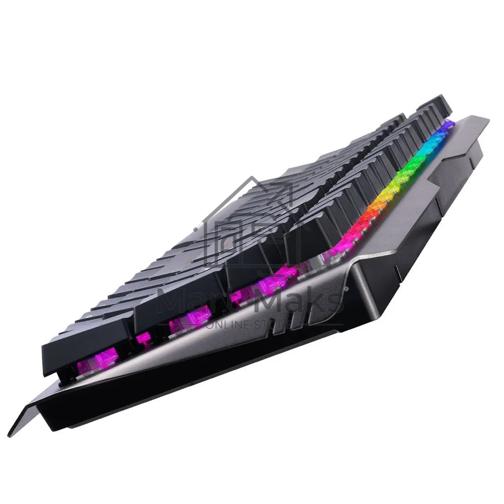 Игровая клавиатура Mad Catz S.T.R.I.K.E. 13 US БЕЗ РУССКОЙ РАСКЛАДКИ чёрная (CHERRY MX RED Switch, 96 кл., RGB подсветка, USB)