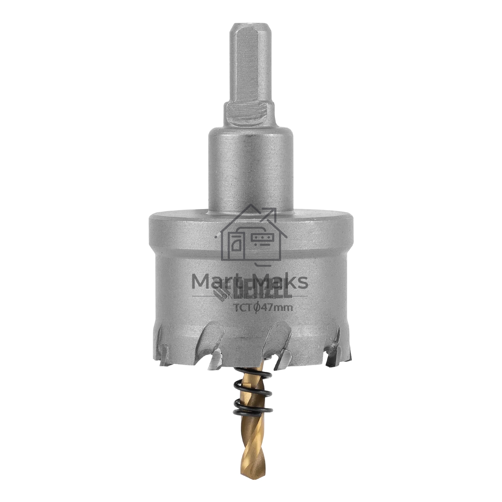 Коронка по металлу Denzel твердосплавная, 47 мм