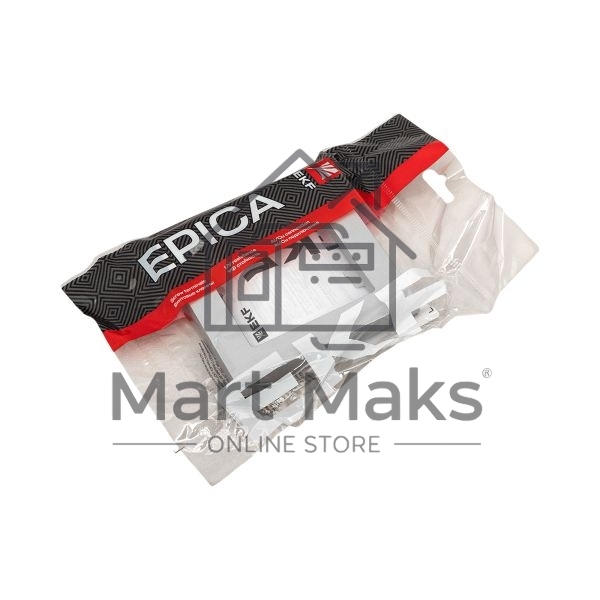 Рамка EKF 1-м Эпика пластик алюм., UP1-FPA-01