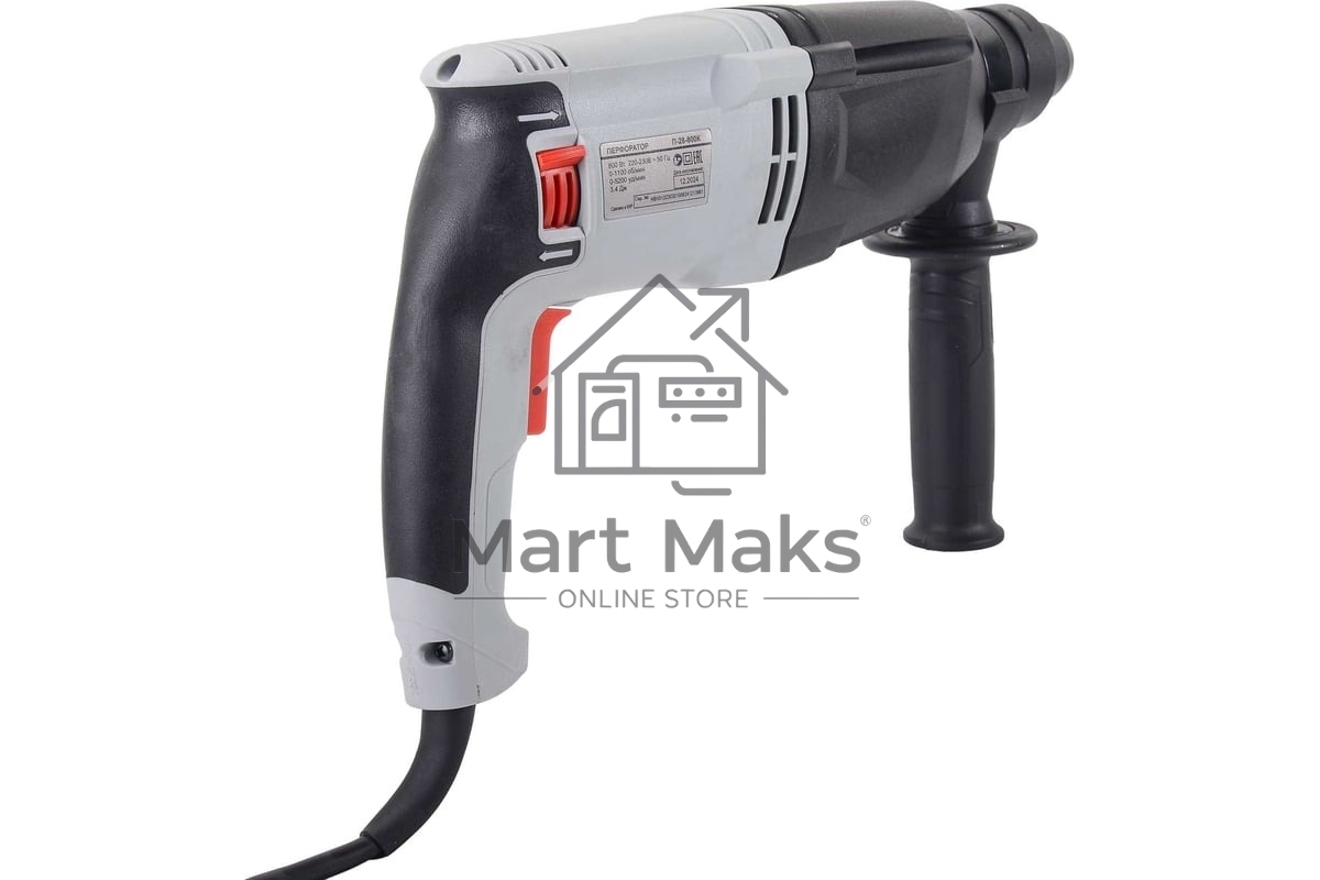 Перфоратор Ресанта П-28-800К патрон:SDS-plus уд.:3.4Дж 800Вт (кейс в комплекте)