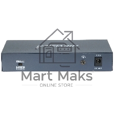 Коммутатор Hikvision DS-3E0106P-E/M(B), 4×100 Мбит/с PoE + 2×100 Мбит/с, неуправляемый