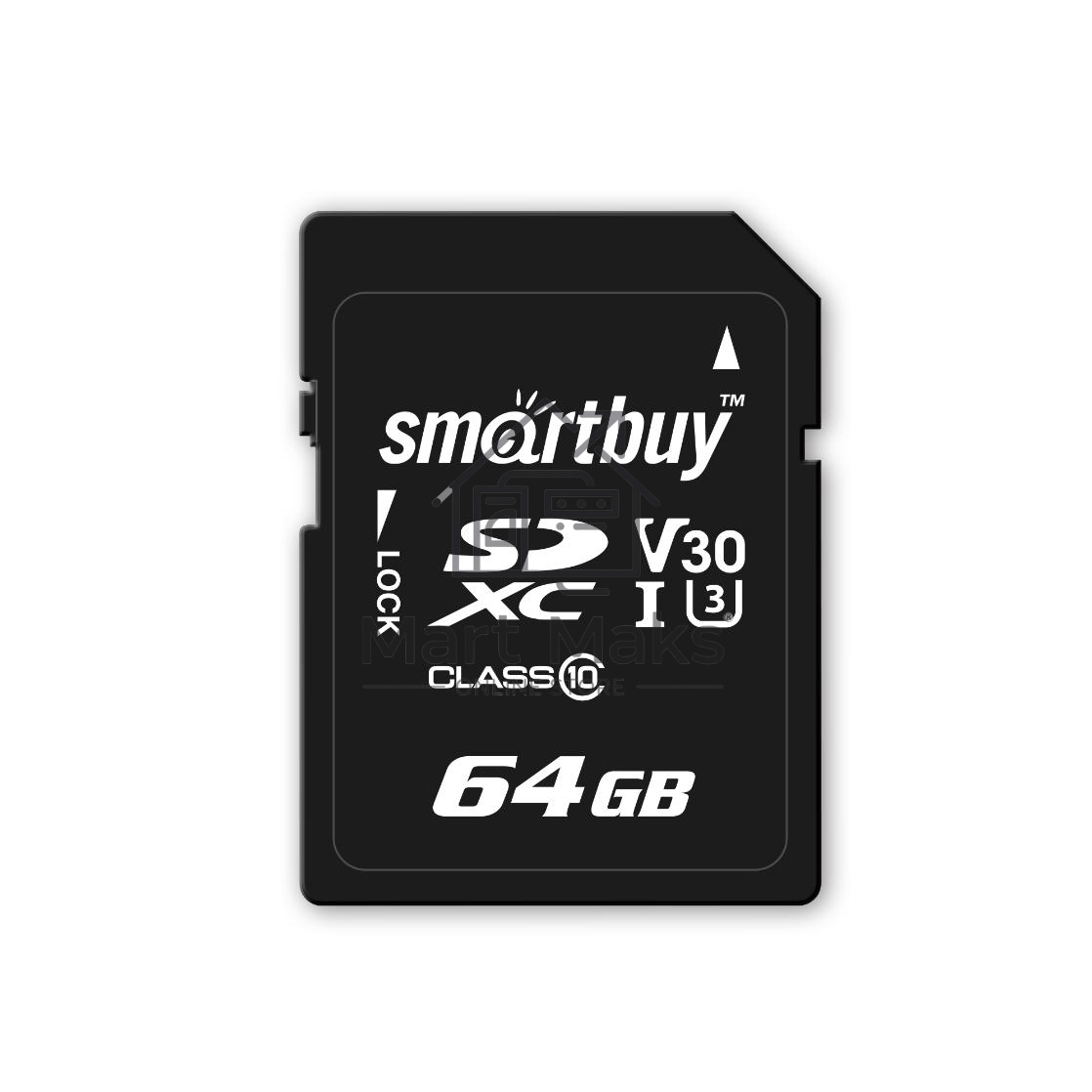 Флеш карта microSDXC Smartbuy 64Gb Class 10 UHS-1 (без адаптера)