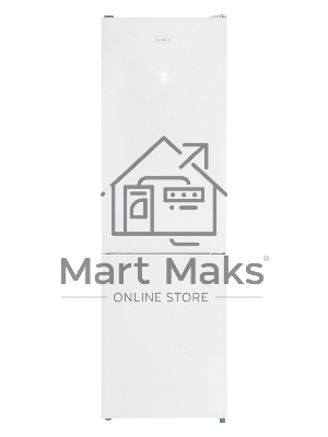 Холодильник Nordfrost RFC 390D NFGW белое матовое стекло двухкамерный 240/95л морозилка снизу