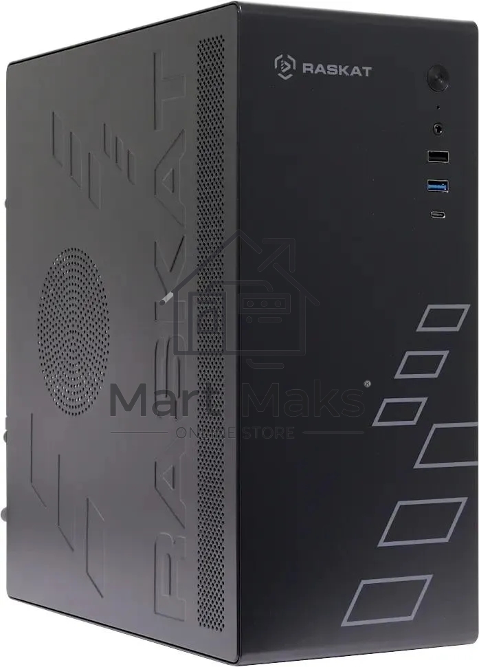 Компьютер Raskat Standart 500 (Intel Core i5 12400, RAM 16Gb, SSD NVMe 480Gb, no OS, kb+ms, черный)