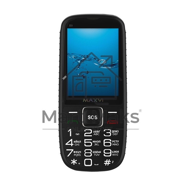Мобильный телефон Maxvi B9 черный
