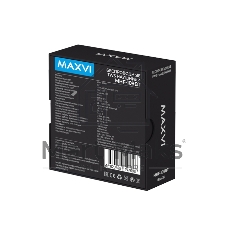 Беспроводные наушники Maxvi MHF-109BT черные TWS\капли\LCD\Sensor\200 мАч\5.2\кабель Type-C