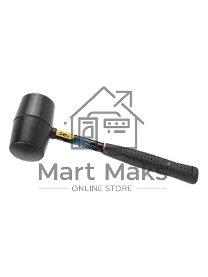 Киянка резиновая Deli DL5916 450 грамм, фиберглассовая рукоять с резиновой вставкой