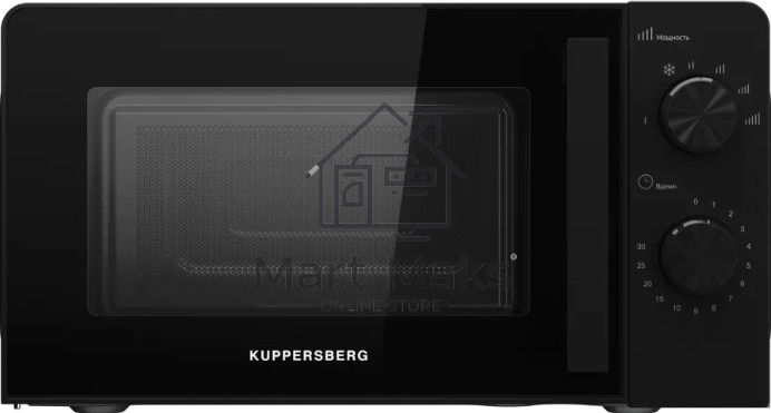 Микроволновая печь Kuppersberg TMW 204 B черный, 20 л, 700 Вт, переключатели - поворотный механизм