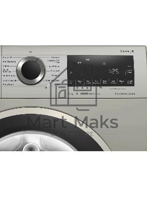 Стиральная машина Bosch Serie 4 WGA2440XME серебристый, загрузка фронтальная 9 кг, 1400 об/мин., класс: А+++