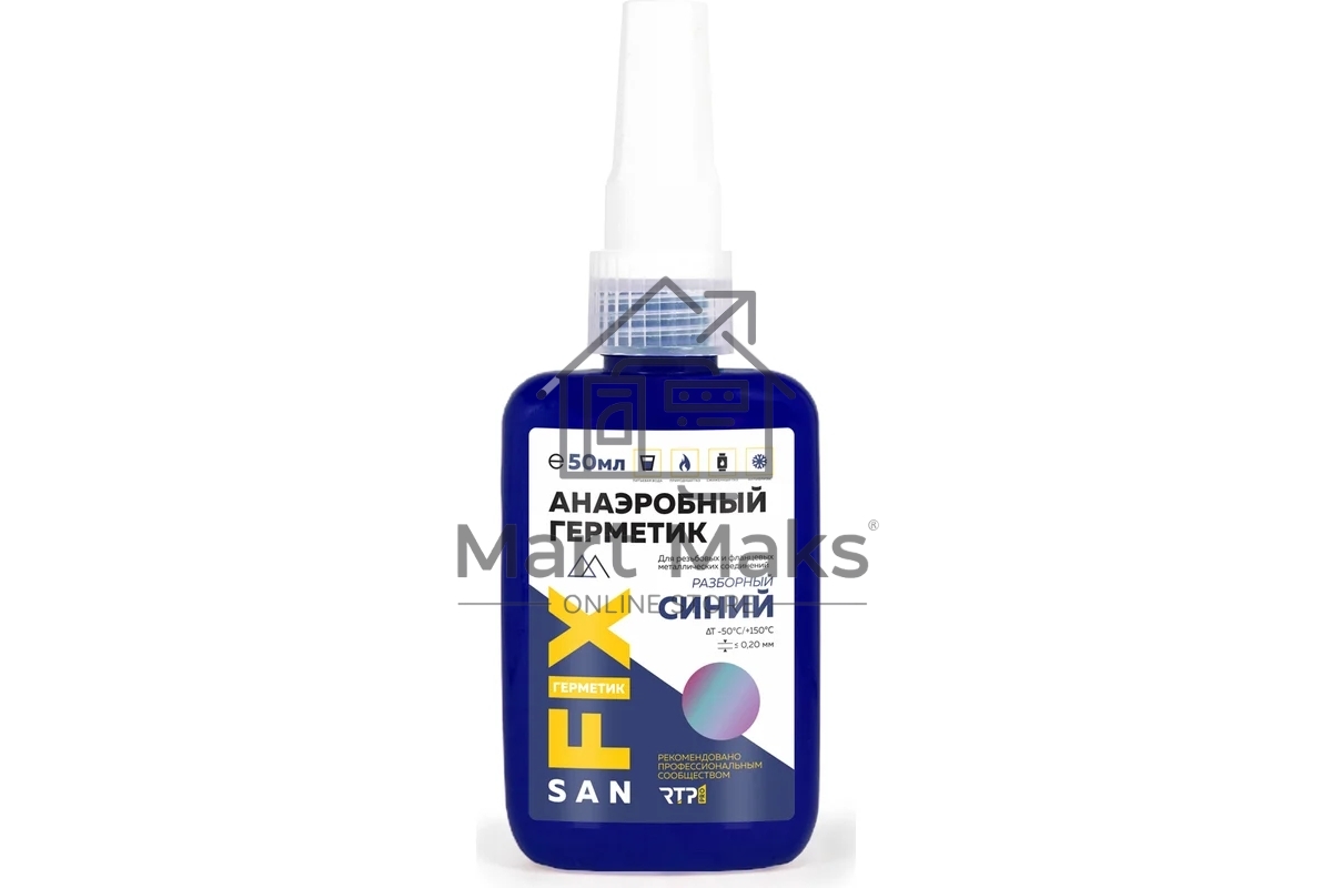 Герметик анаэробный 50мл син. SANFIX RTP 40748