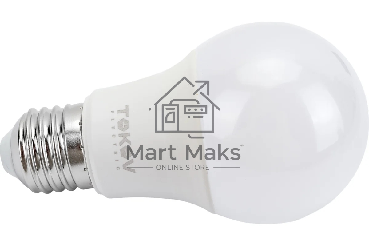 Лампа светодиодная TOKOV ELECTRIC TKE-A60-E27-10-3K 10 Вт А60 3000К Е27 175-265 В