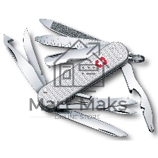 Нож перочинный Victorinox MiniChamp Alox (0.6381.26) 58мм 14 функций серебристый