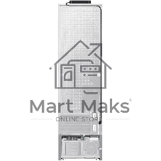 Холодильник Samsung No Frost (193,5x54x55) 2-хкамерн. инвертер (BRB80F30AEF0EO)