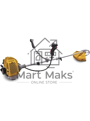 Триммер бензиновый Champion T433-2 переносной 2х тактный двигатель, 43 см³, 1.7 л.с. ширина скашивания: 40 см в комплекте: леска (3 мм), нож, плечевой ремень вес: 8.3 кг бак на 0.95 л прямая штанга уровень шума 102 дБ