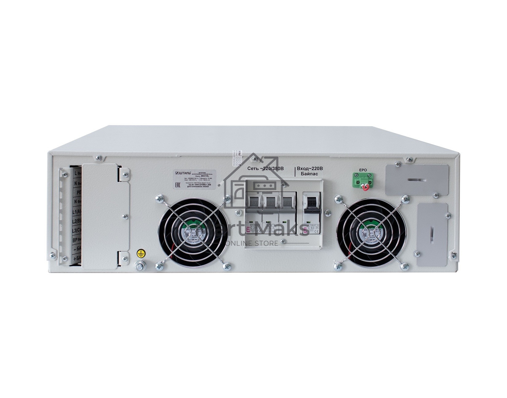 Источник бесперебойного питания Штиль SR SR3110L 8000Вт 10000ВА серый