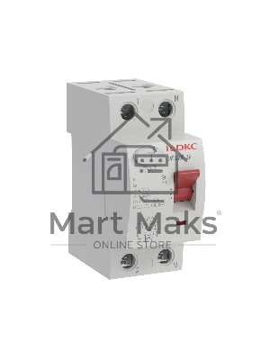 Выключатель дифференциального тока (УЗО) 2п (1P+N) 63А 300мА тип AC MDL100 YON MDL100-2P4-63-AC