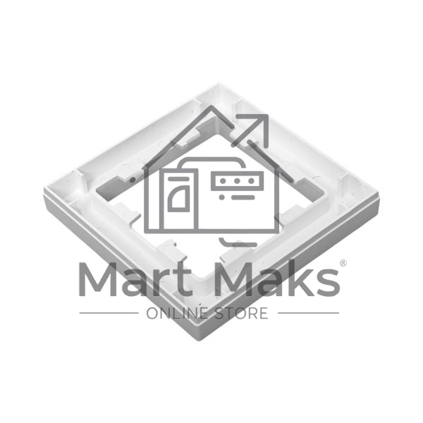 Рамка EKF 1-м Эпика пластик алюм., UP1-FPA-01