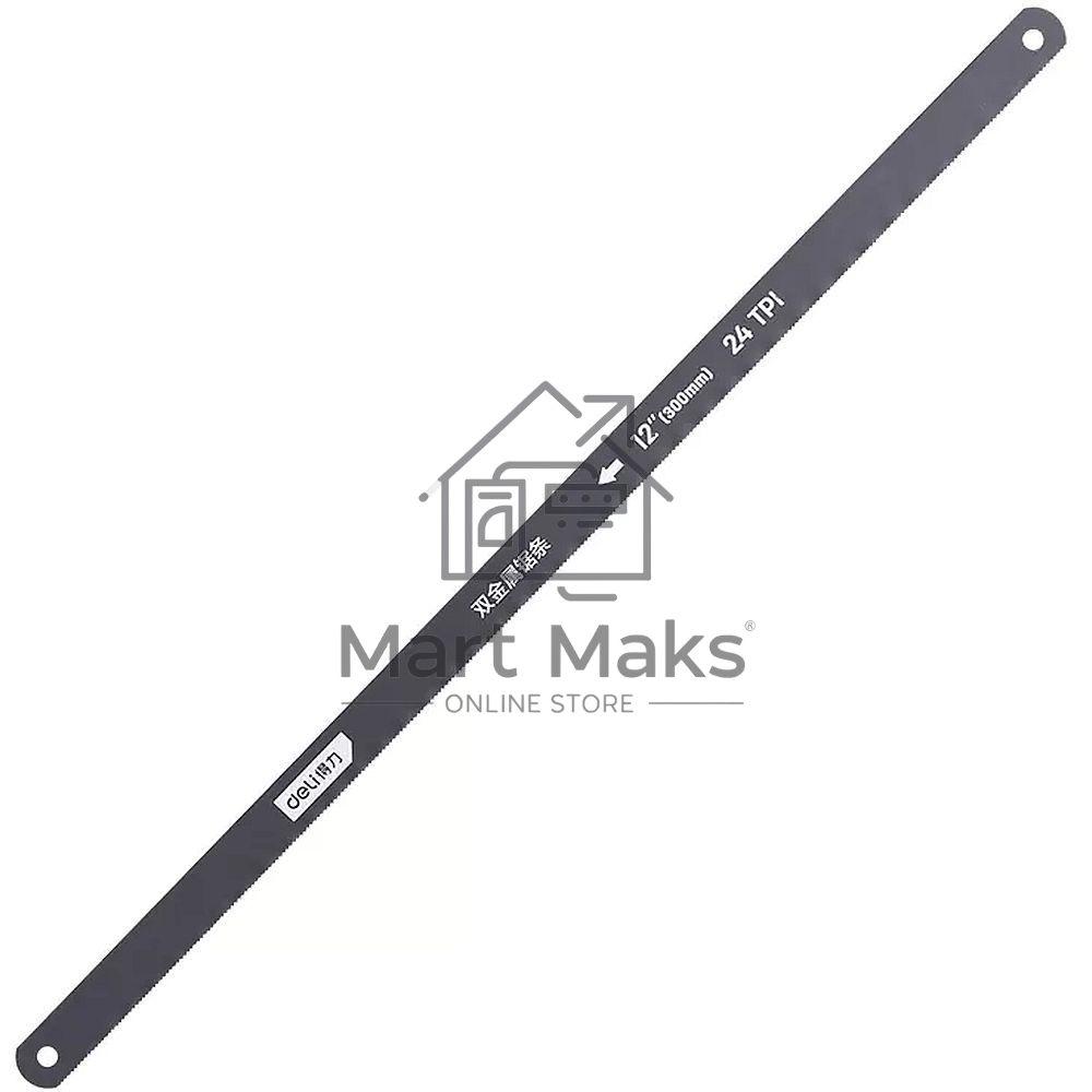 Набор полотен по металлу 5 шт Deli DL4673 (биметаллическое полотно 300мм, 24 TPI)