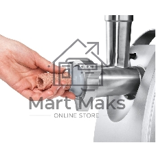 Мясорубка электрическая Bosch MFW68680 черный, 2200 Вт, 4.3 кг/мин, реверс, защита от перегрузки, насадки - 5