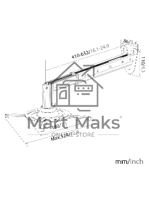 Кронштейн для проектора Cactus CS-VM-PR05BL-AL серебристый макс.10кг настенный и потолочный поворот и наклон