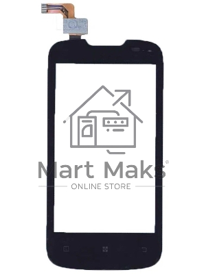 Сенсорное стекло (тачскрин) для Lenovo A690, черное