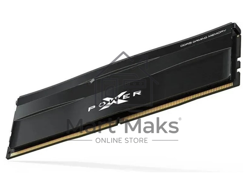 Оперативная память Silicon Power Xpower Zenith, DDR5, 32GB (2x16 GB), 5600 MHz, CL40, DIMM, радиатор, черный, ECC