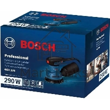 Эксцентриковая шлифмашина Bosch GEX 125 290Вт D125мм (06013A8020)