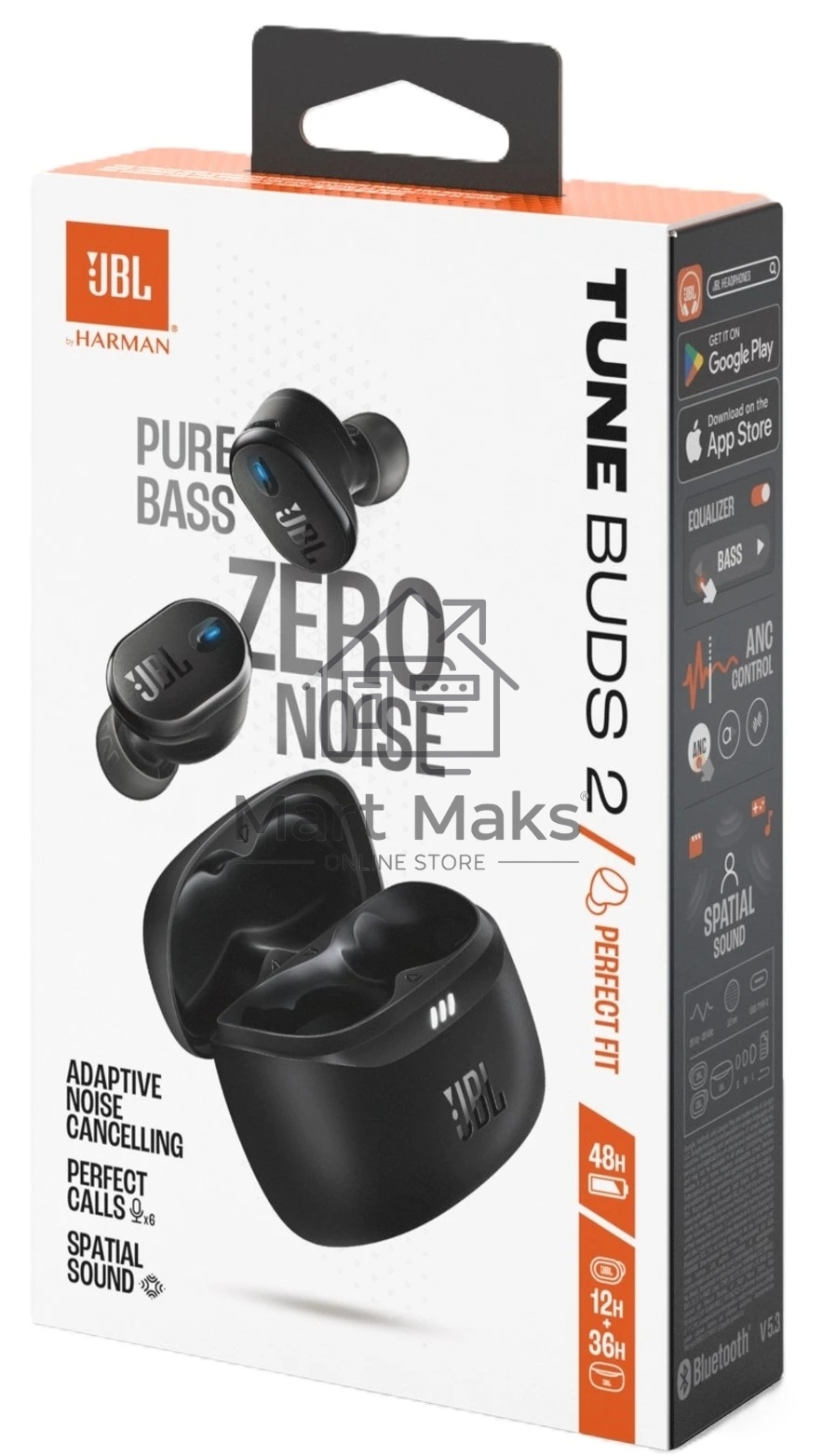 Наушники JBL Tune Buds 2 черный