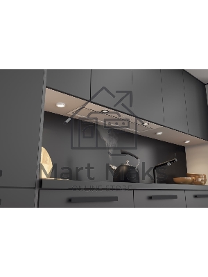 Вытяжка встраиваемая Elikor Cube 90П-1000-Э4Д белый, 90 см, 1000 куб. м/ч, 69 дБ