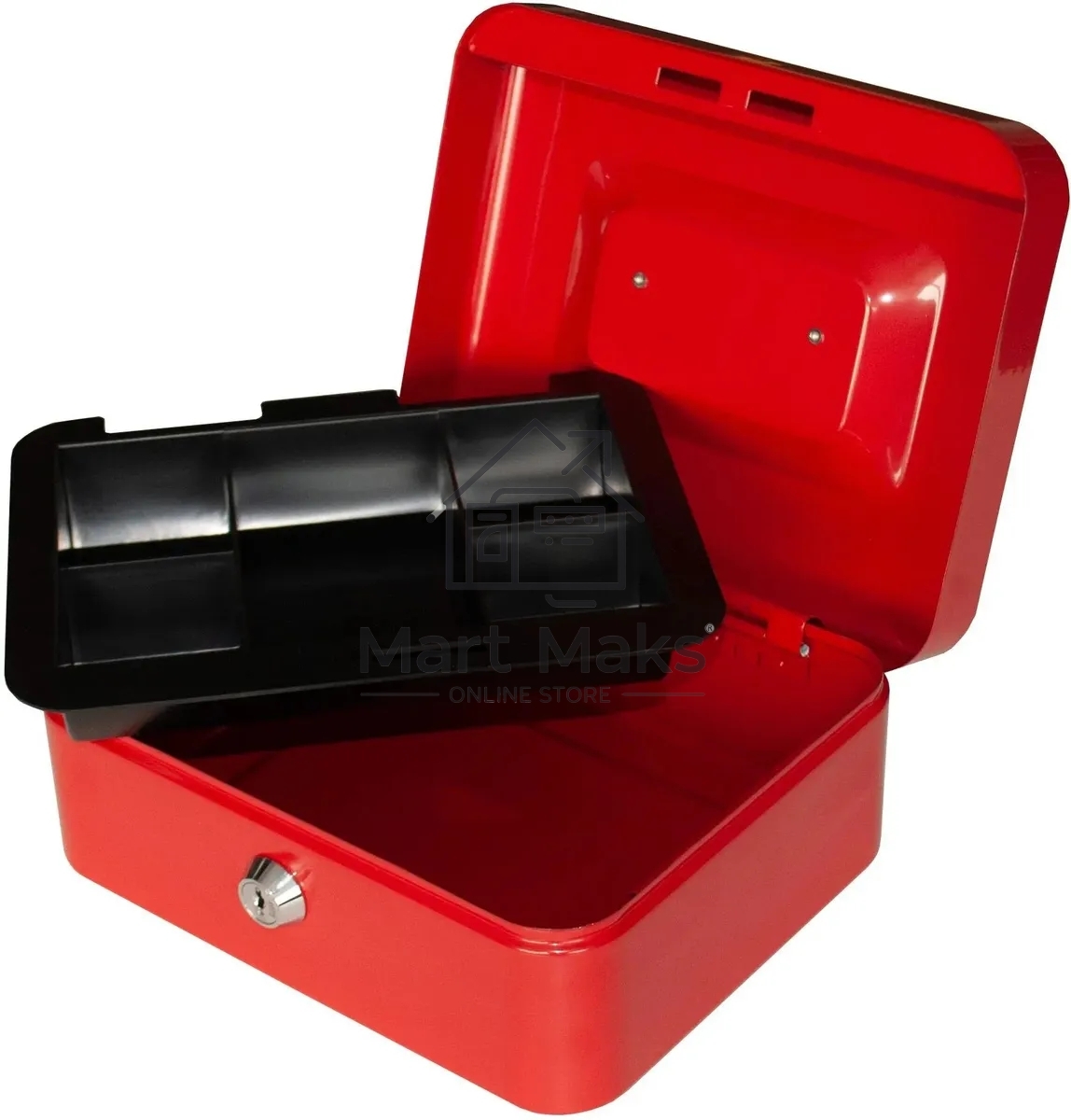 Ящик для денег Silwerhof 90x200x160 красный