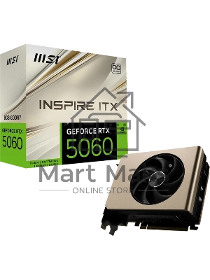 Видеокарта MSI RTX 5060 8Gb RTX 5060 8G INSPIRE ITX OC