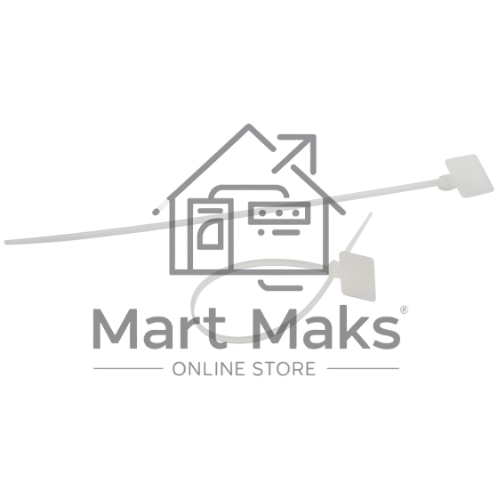 Хомут кабельный 2.5х200 с площадкой для маркировки 25х15 NO-225-320 бел. (уп.50шт) Эра Б0066063