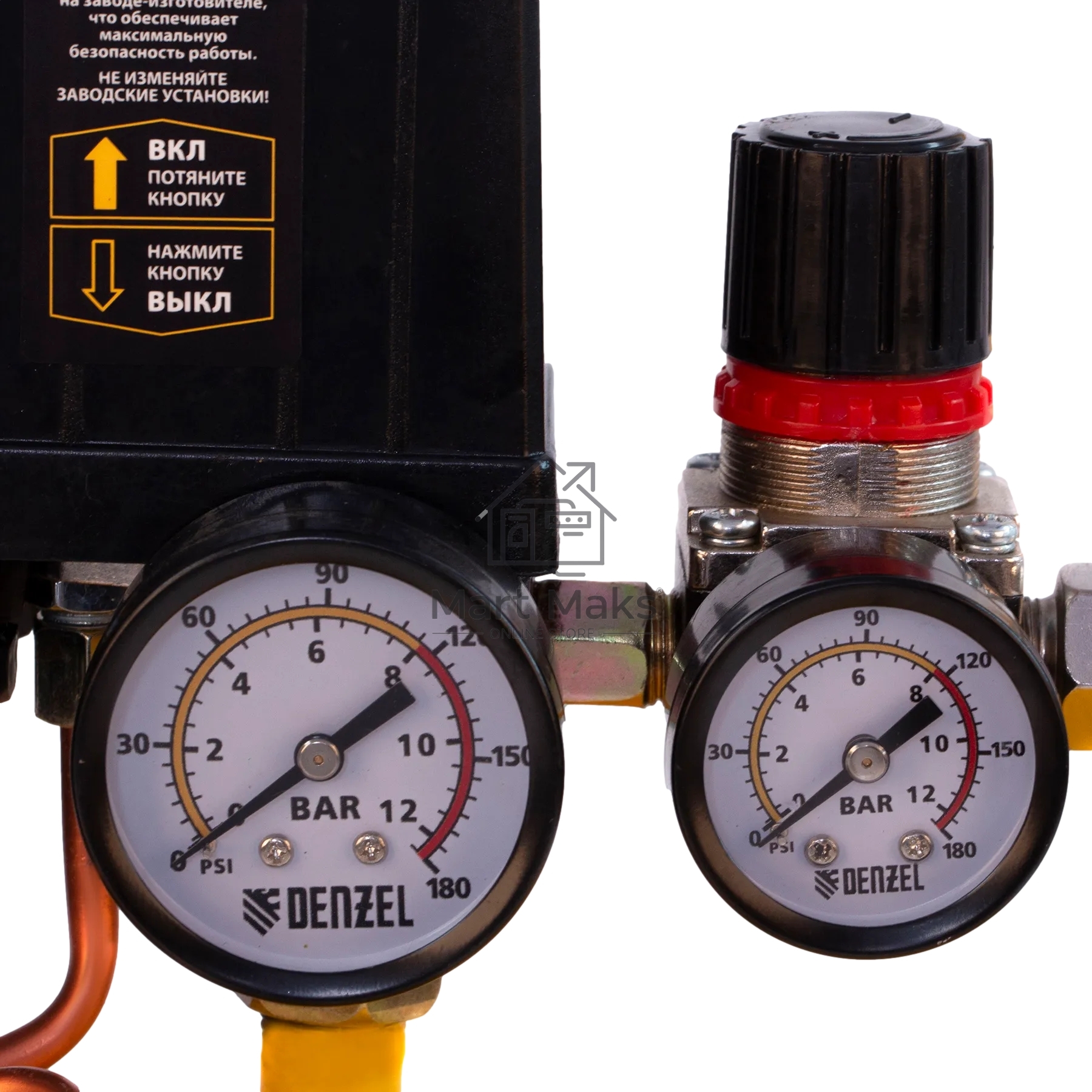 Компрессор воздушный Denzel DK1500/24,Х-PRO (58063) 1,5 кВт, 230 л/мин, 24 л