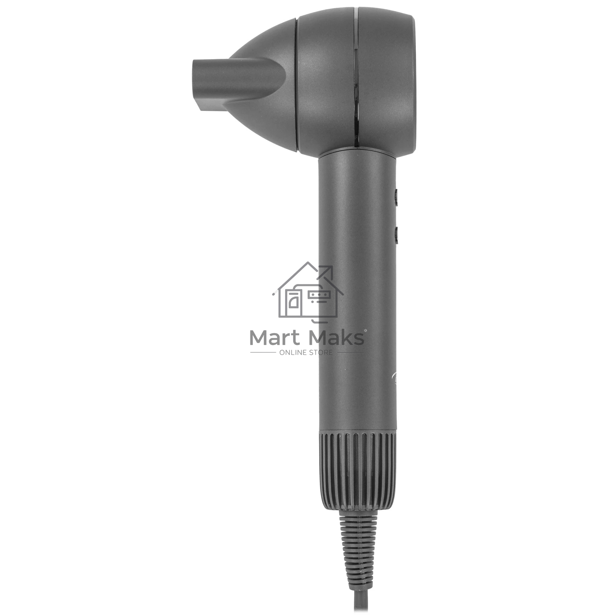 Фен Itel IHD-73 серый, 1300 Вт, компактный, ионизация