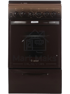 Плита газовая Gefest 5100-02 0001 коричневый, конфорок 4 газовых, духовка 52 л, 50 см x 85 см x 58.5 см