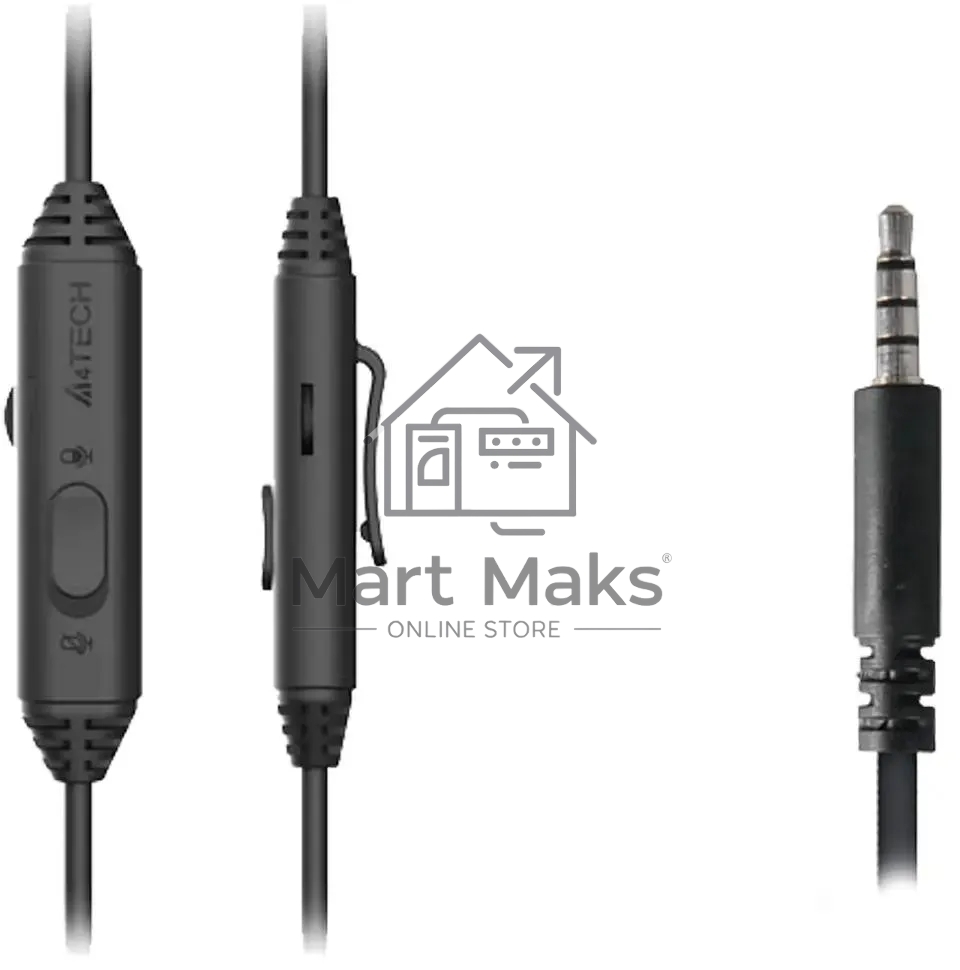 Наушники с микрофоном A4Tech Fstyler FH100i черный 1.8м накладные оголовье (FH100I)