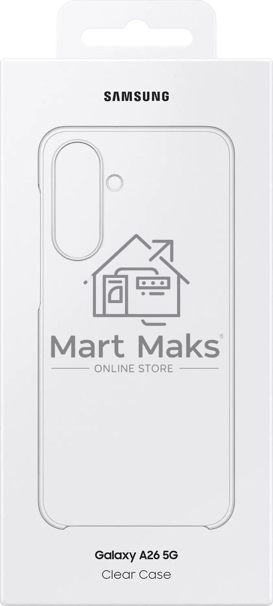 Чехол (клип-кейс) для Samsung Galaxy A26 Clear Case A26 прозрачный (EF-QA266CTEGRU)