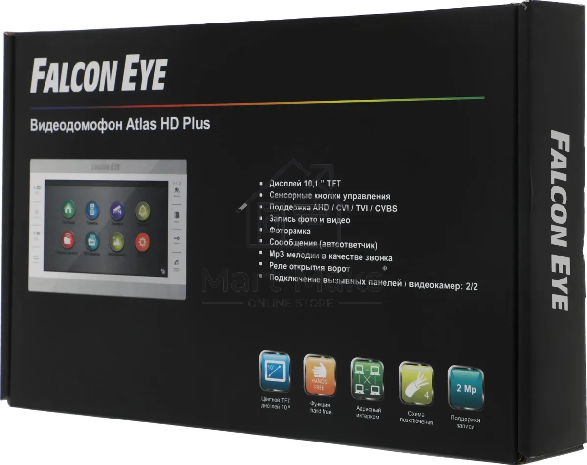 Видеодомофон Falcon Eye Atlas Plus HD черный