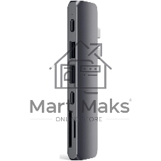 Док-станция Satechi ST-CMBPM, USB Type-C, HDMI/Thunderbolt 3/USB Type-C/SD/microSD/USB 3.0, USB