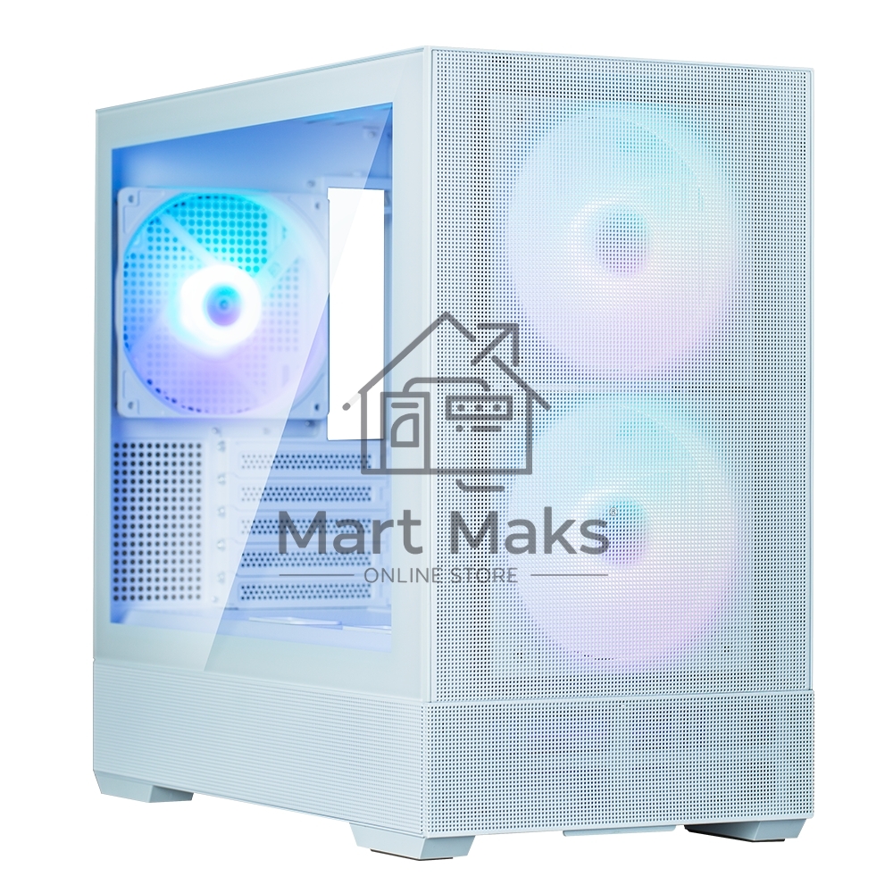 Компьютерный корпус ZALMAN P30 AIR, MATX, WHITE, WINDOW, 2xCombo (3.5'' or 2.5''), 3x2.5