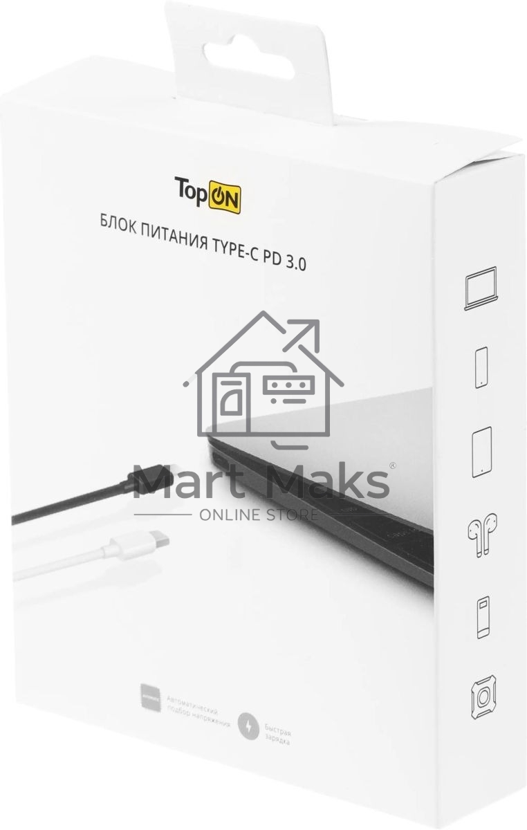 Блок питания TopON TOP-MI65 автоматический 65W 5V-20.3V 3.25A от бытовой электросети