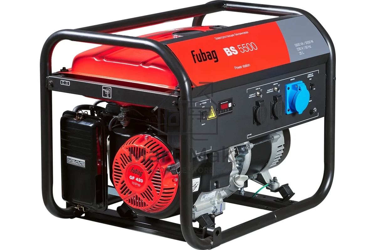 Электрогенератор бензиновый FUBAG BS 5500, 5 кВт, 78 дБ, 82 кг