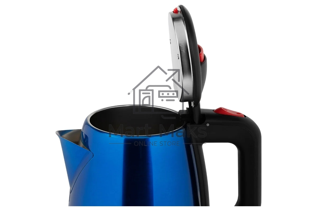 Чайник электрический Homestar HS-1003 1.8л нержавейка, синий