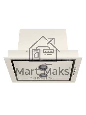 Вытяжка встраиваемая Gefest ВО 4603 В81 бежевая, 52 см, 800 куб. м/ч, 78 дБ