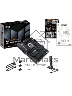 Материнская плата ASUS TUF GAMING X870E-PLUS WIFI7, AM5, AMD X870E, 4xDDR5, 4xSATA, 4xM.2, 1xPCIe 5.0 x16, 1xPCIe 4.0 x4, 1xPCIe 3.0 x1, 1xHDMI, 1x2.5Gb LAN, Wi-Fi 7, Bluetooth 5.4, 2xUSB-C 40Gbps, 3xUSB-A 10Gbps, 4xUSB-A 5Gbps, 4xUSB-A 2.0, 3x3.5 мм, 7.1