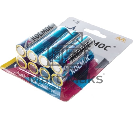 Элемент питания алкалиновый AA/LR06 BP-8 (блист.8шт) Космос KOCLR6BL8