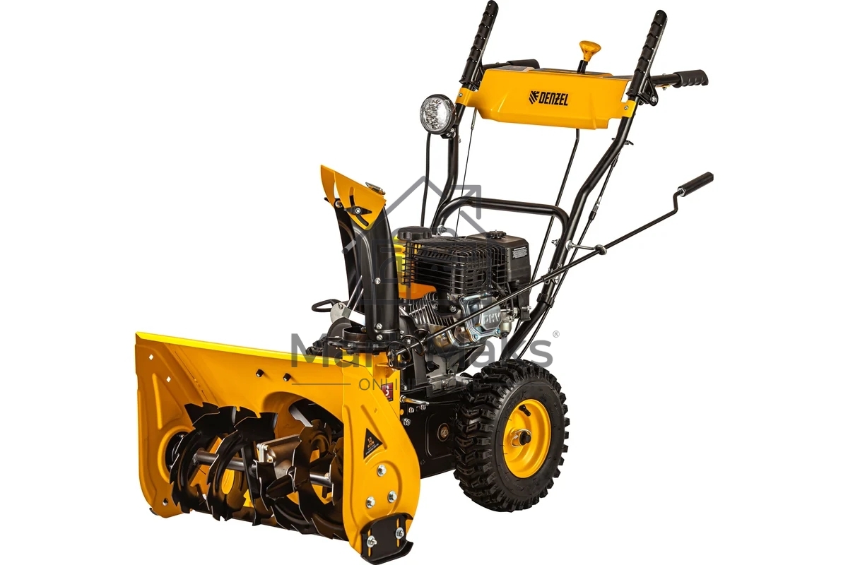 Бензиновая снегоуборочная машина SB 560 LP, 212cc, эл.старт, фара Denzel