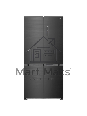 Холодильник Korting KNFM 94899 XN нержавеющая сталь трехкамерный 326/141л морозилка снизу, No Frost