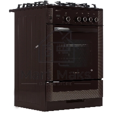Плита газовая Gefest ПГ 6500-03 0045 коричневый, конфорок 4 шт, духовка 52 л, 60 см x 85 см x 60 см